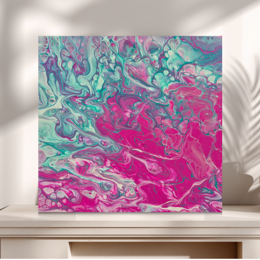 Himbeer-Minze-Mosaik